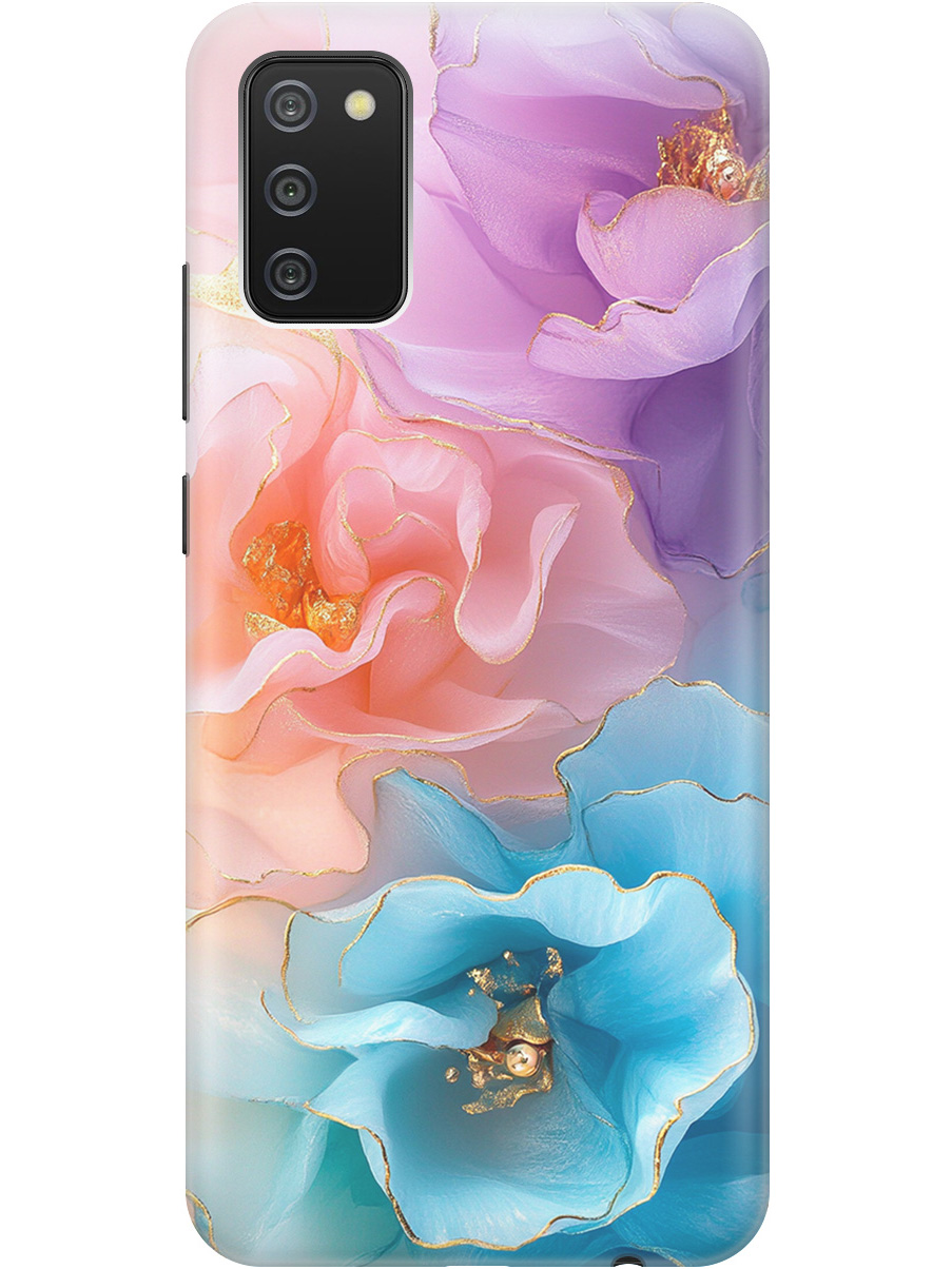 

Силиконовый чехол на Samsung Galaxy A02s с принтом "Изумительные цветы", Прозрачный;фиолетовый;голубой;оранжевый;розовый, 723602923