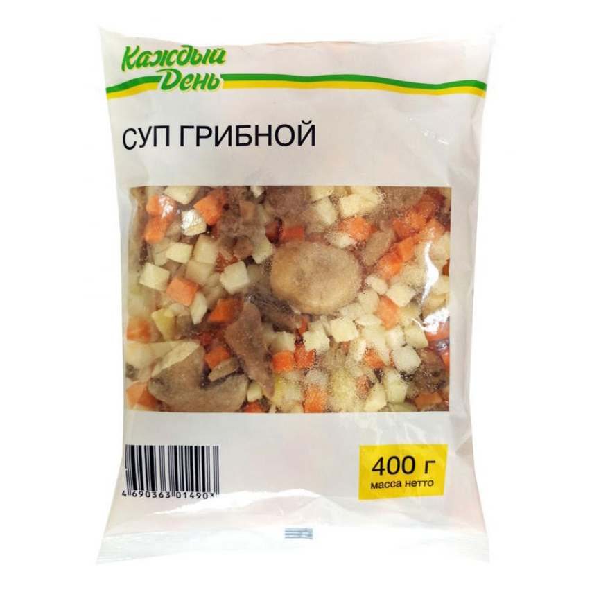 

Овощная смесь Каждый день Суп грибной замороженная 400 г