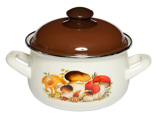 

Кастрюля эмалированая 4,0л Грибы