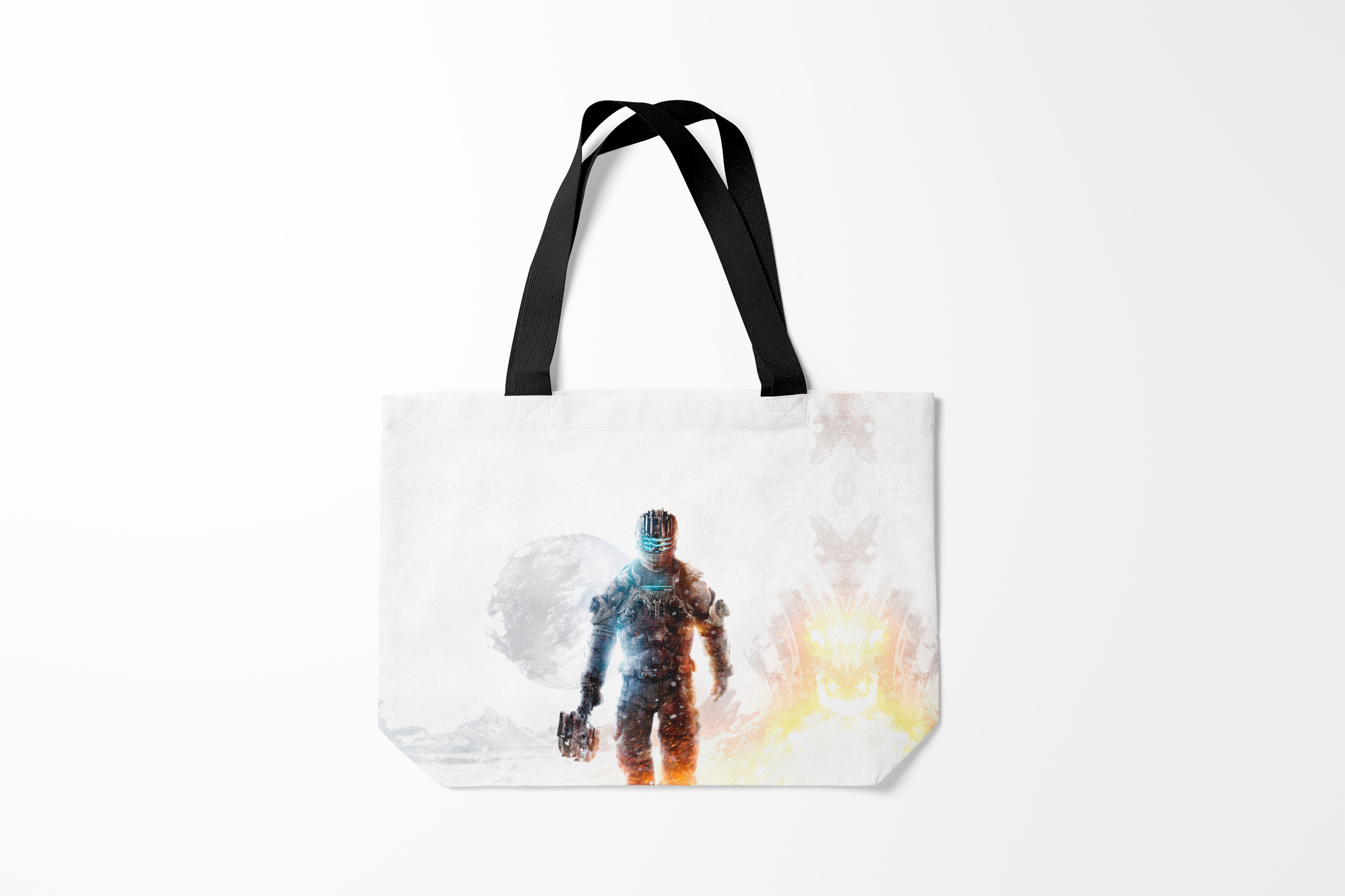 

Сумка шoппер унисекс Burnettie Dead Space Айзек Кларк, белый, Dead Space Айзек Кларк