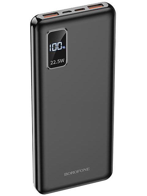 

Чехол Borofone для внешнего аккумулятора BJ15 Wiseacre PD+QC3.0 10000mAh черный, BJ15