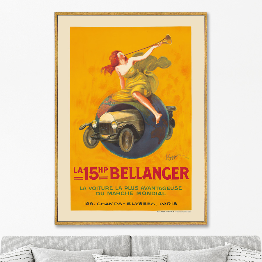 

Репродукция картины на холсте La 15hp Bellanger 1921г. 75х105см