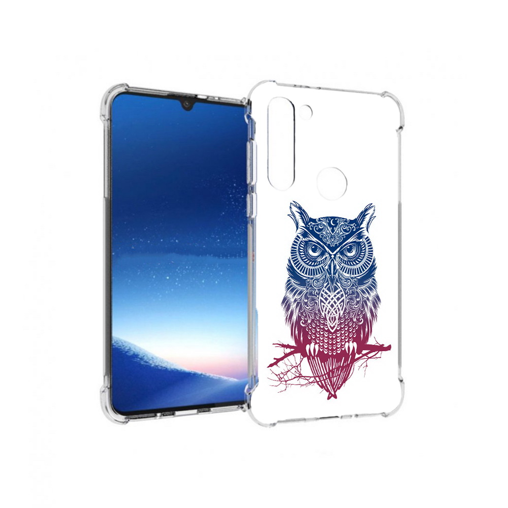 

Чехол MyPads Tocco для Motorola Moto G8 Power хиппи сова (PT143076.340.664), Прозрачный, Tocco