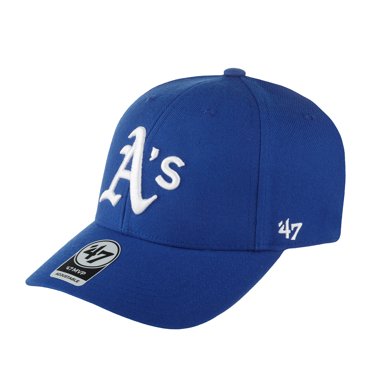 Бейсболка унисекс 47 BRAND B-MVP18WBV-RY Oakland Athletics MLB синяя, one size