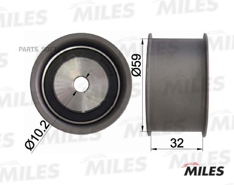 

Ролик Ремня Грм Miles AG02086