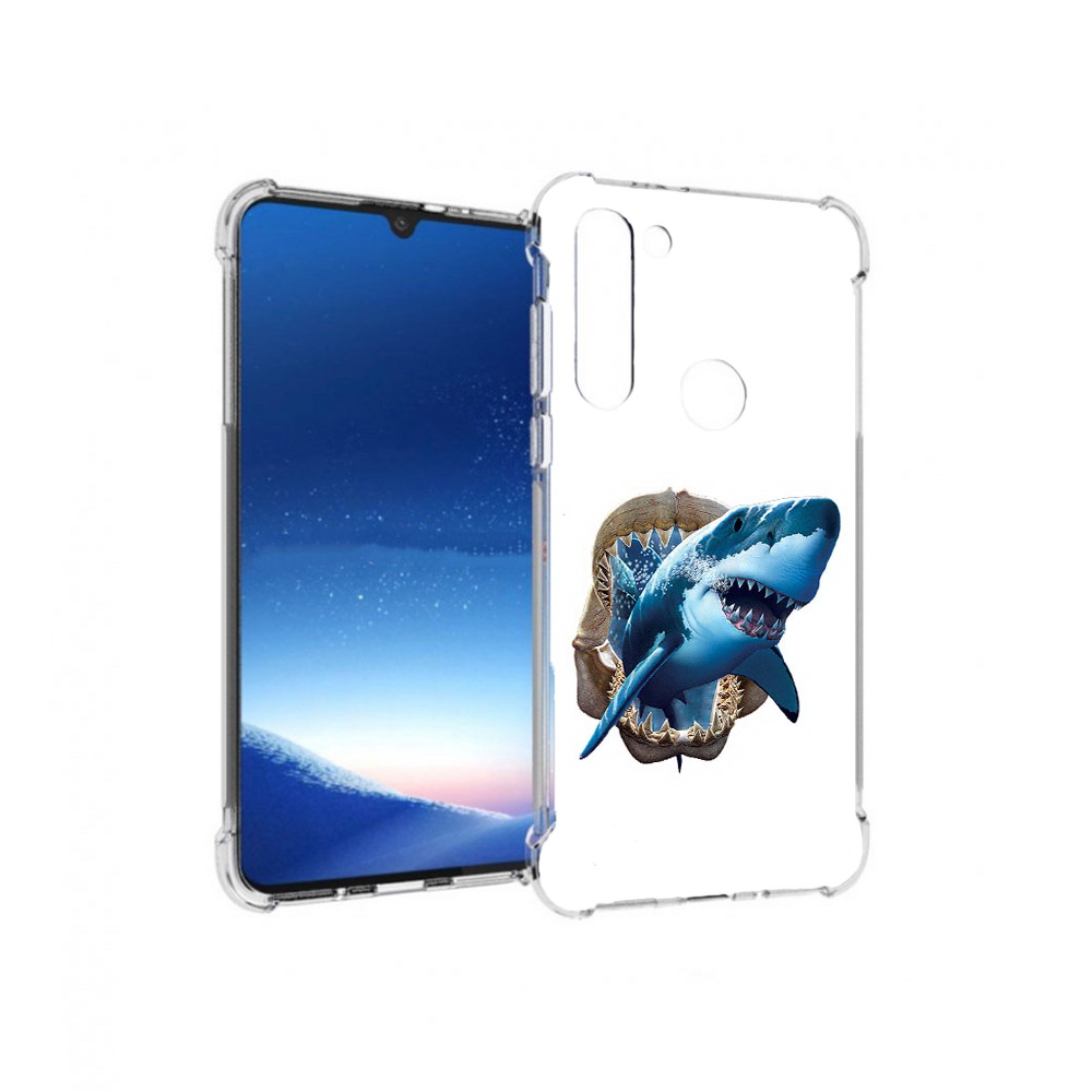 

Чехол MyPads Tocco для Motorola Moto G8 Power челюсти (PT143076.340.675), Прозрачный, Tocco