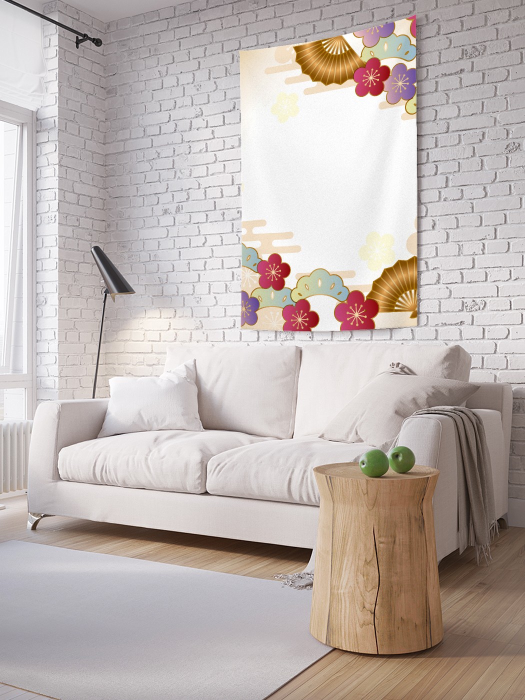 

Вертикальное фотопанно на стену JoyArty Китайские облака 150x200 см, Китайские облака