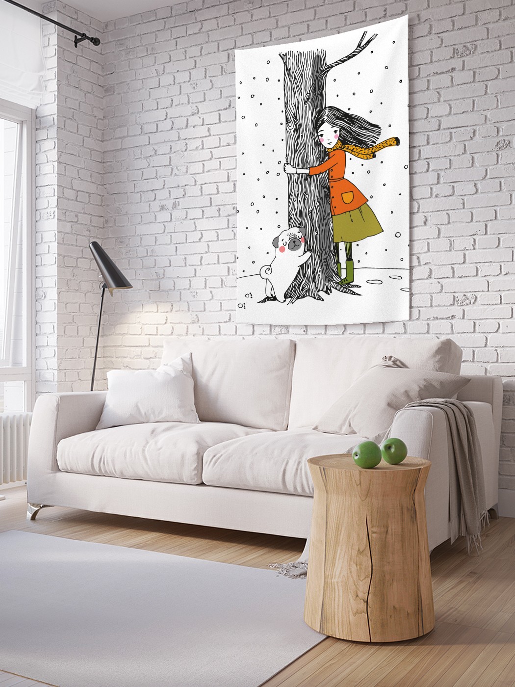 

Вертикальное фотопанно на стену JoyArty Двойные объятия 150x200 см, Двойные объятия