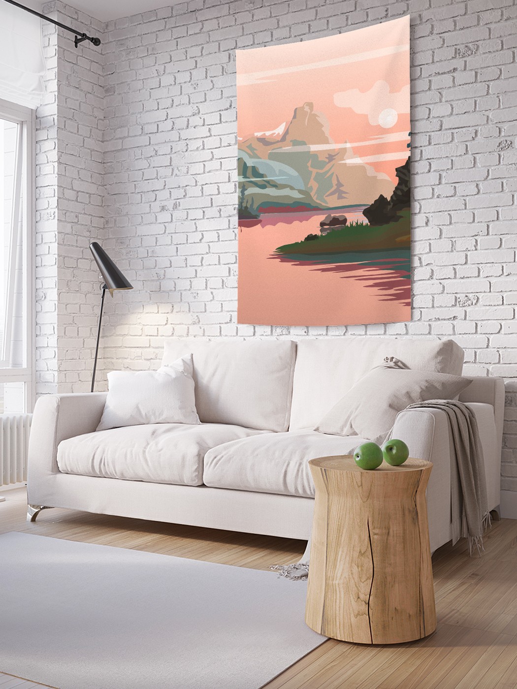 

Вертикальное фотопанно на стену JoyArty Туманные вечера 150x200 см, Туманные вечера