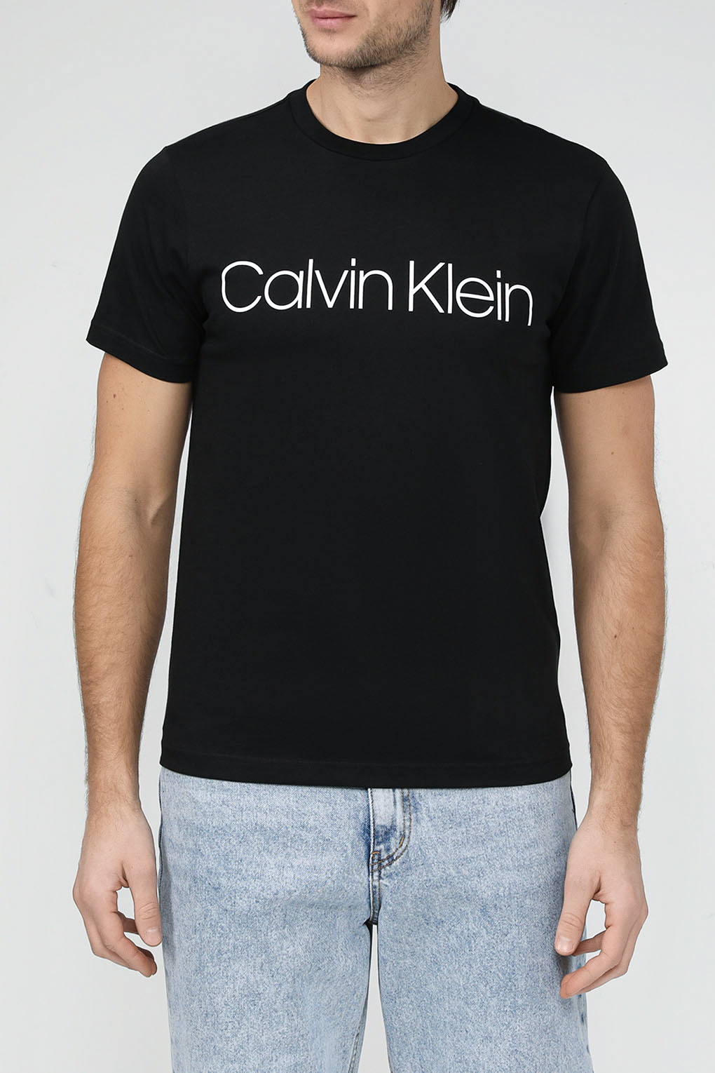 

Футболка мужская Calvin Klein K10K104063 черная M, Черный, K10K104063