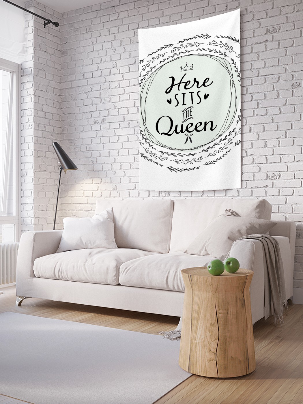 

Вертикальное фотопанно на стену JoyArty Here sits the queen 150x200 см, Here sits the queen