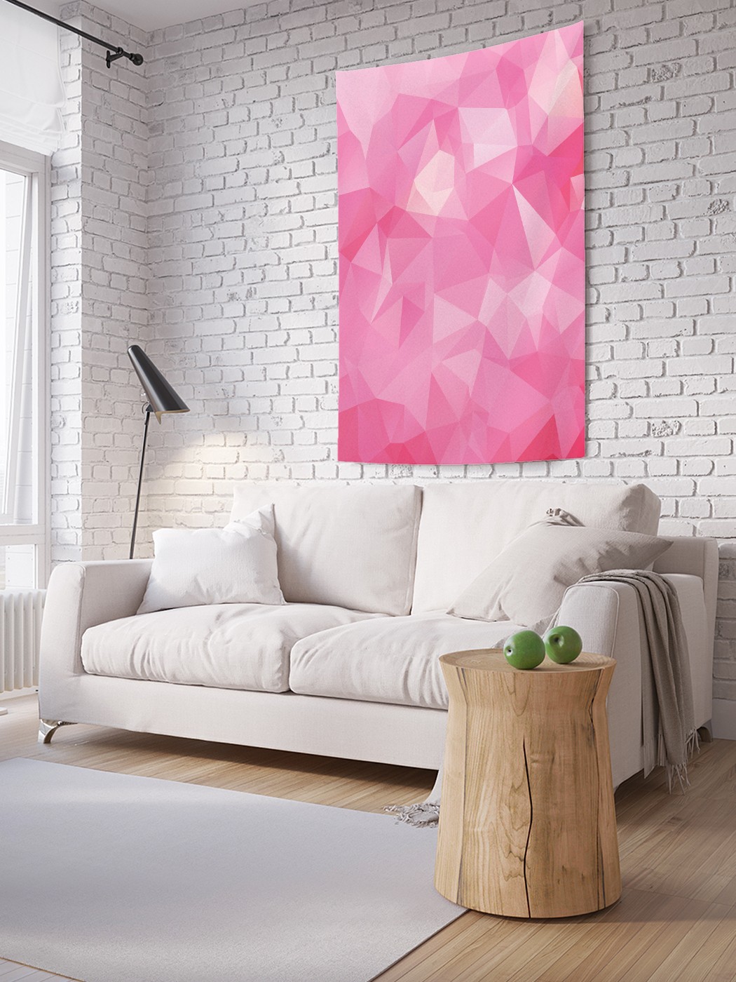 

Вертикальное фотопанно на стену JoyArty Горы призм 150x200 см, Горы призм