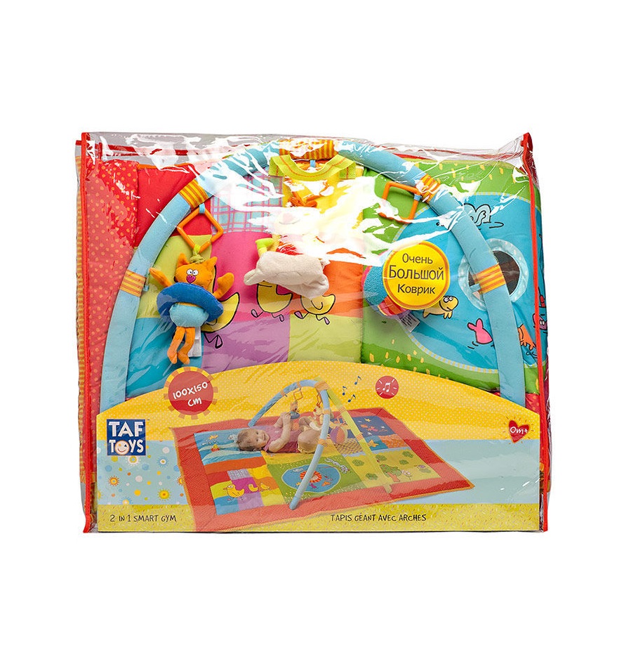 фото Taf toys 10945 таф тойс развивающий коврик 2 в 1