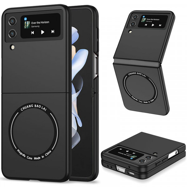 

Чехол RosCase Matte Shield с поддержкой Magsafe для Samsung Galaxy Z Flip 4, Черный