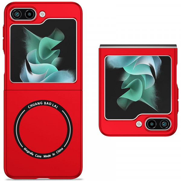 

Чехол RosCase Matte Shield с поддержкой Magsafe для Samsung Galaxy Z Flip 5, Красный