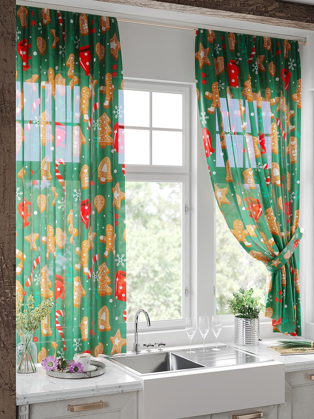 

Комплекты штор AT HOME Формикрен высота 180 см, ширина 150 см, Белый, 930692