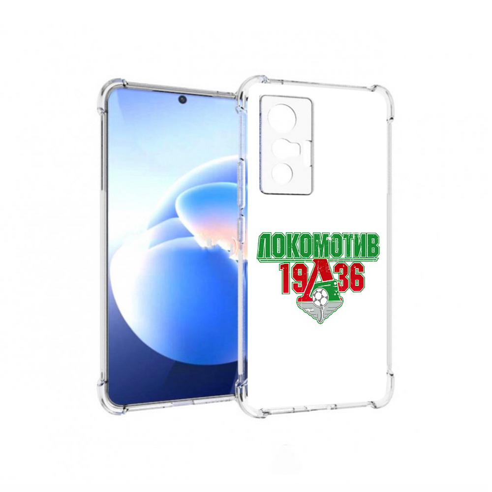 

Чехол MyPads Tocco для Vivo X70 ФК локомотив 1936, Прозрачный, Tocco
