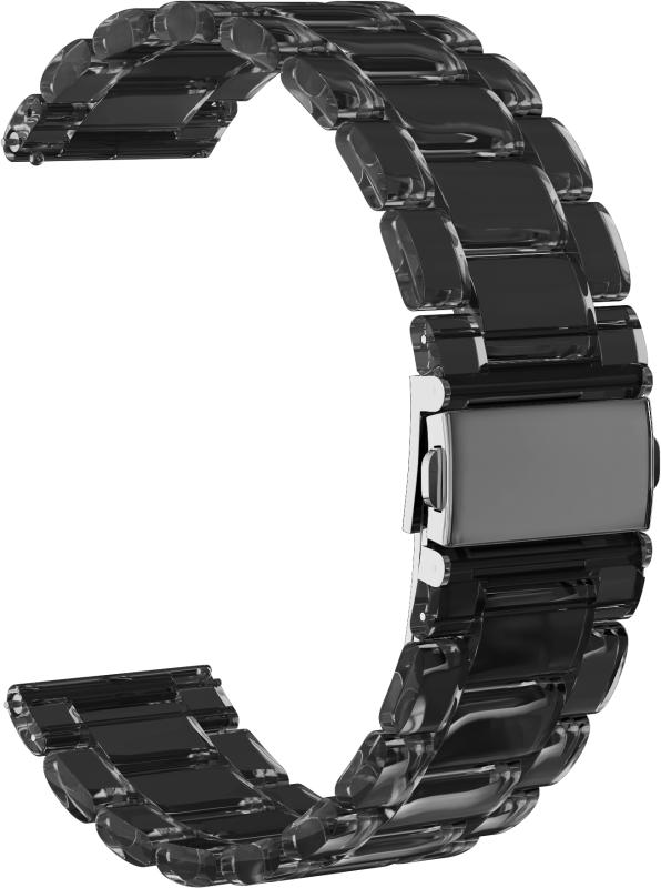 

Ремешок акриловый GSMIN Adamantine 20 для Amazfit GTS 3 (Черный)