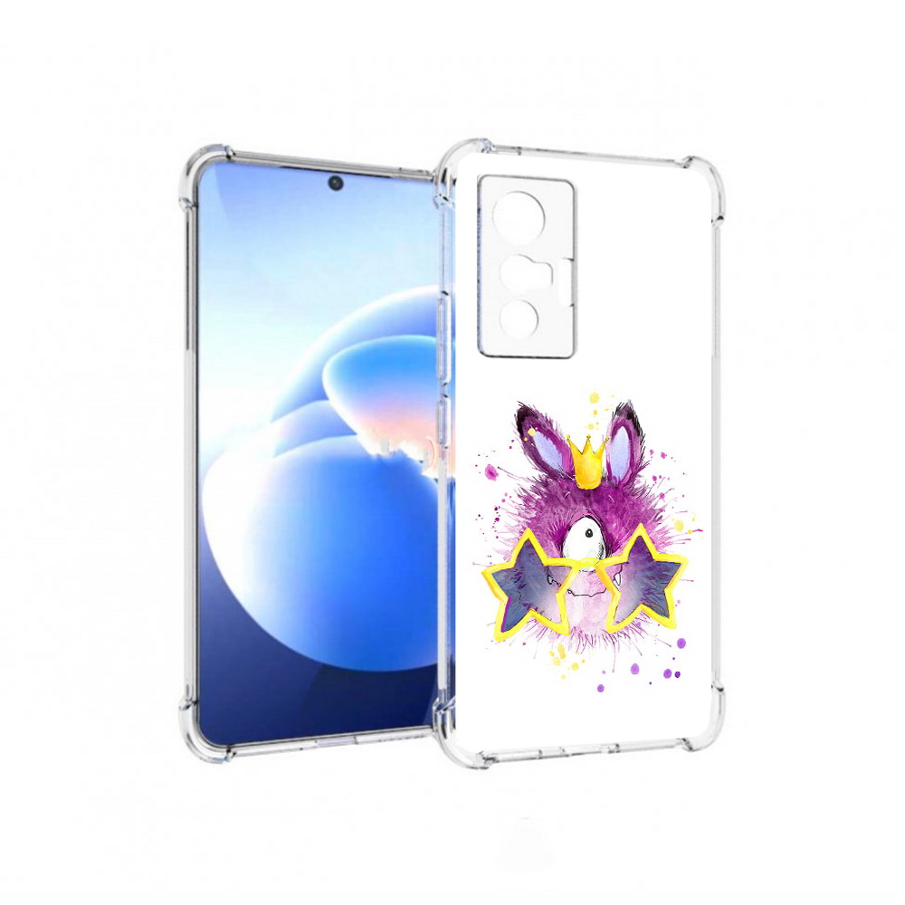 

Чехол MyPads Tocco для Vivo X70 Шуршуля, Прозрачный, Tocco