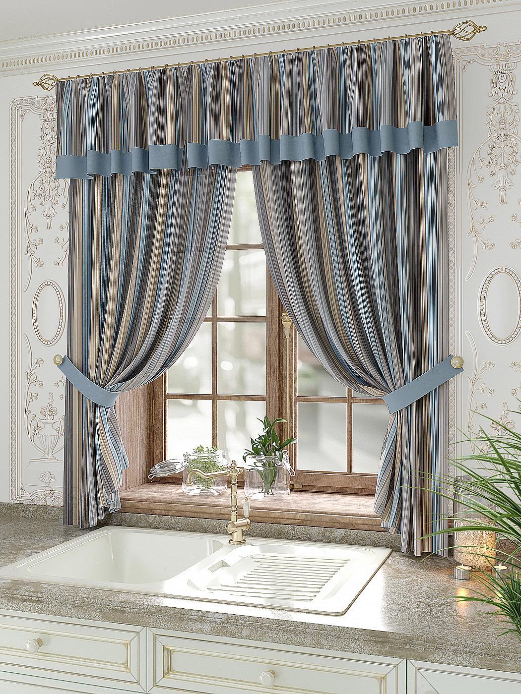 

Комплекты штор AT HOME Витлонс высота 180 см, ширина 150 см, Бежевый, 934028