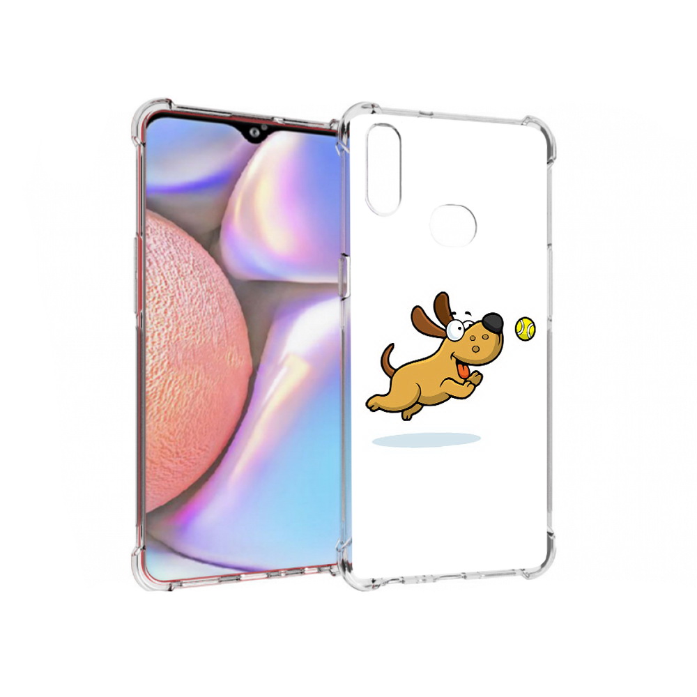 

Чехол MyPads Tocco для Samsung Galaxy A10s пёсик (PT139908.534.563), Прозрачный, Tocco