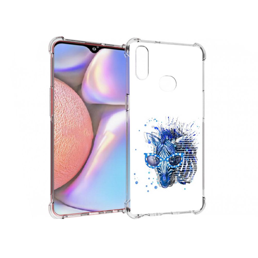 

Чехол MyPads Tocco для Samsung Galaxy A10s расплывчатая зебра (PT139908.534.577), Прозрачный, Tocco