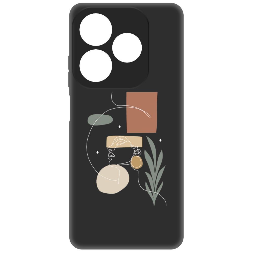 

Чехол-накладка Krutoff Soft Case Элегантность для INFINIX Smart 8 черный