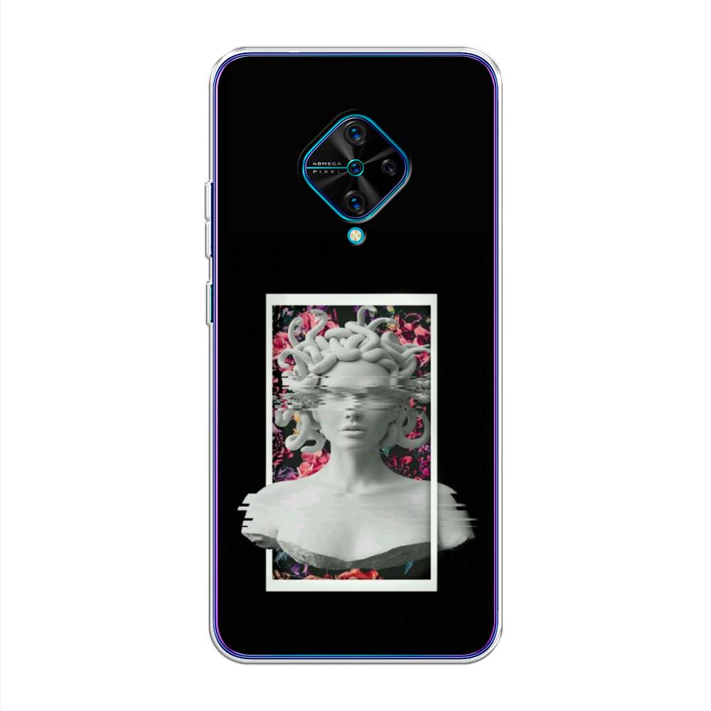 

Чехол для Vivo V17/Y9s "Web Punk Медуза Горгона", Черный;серый, 261550-6