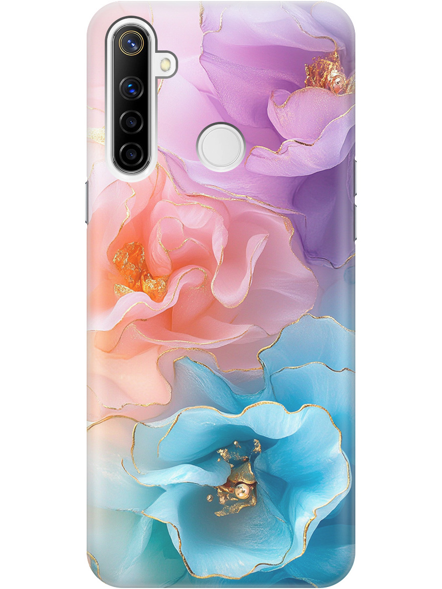 

Силиконовый чехол на realme 5 / 6i / C3 с принтом "Изумительные цветы", Прозрачный;фиолетовый;голубой;оранжевый;розовый, 726149623