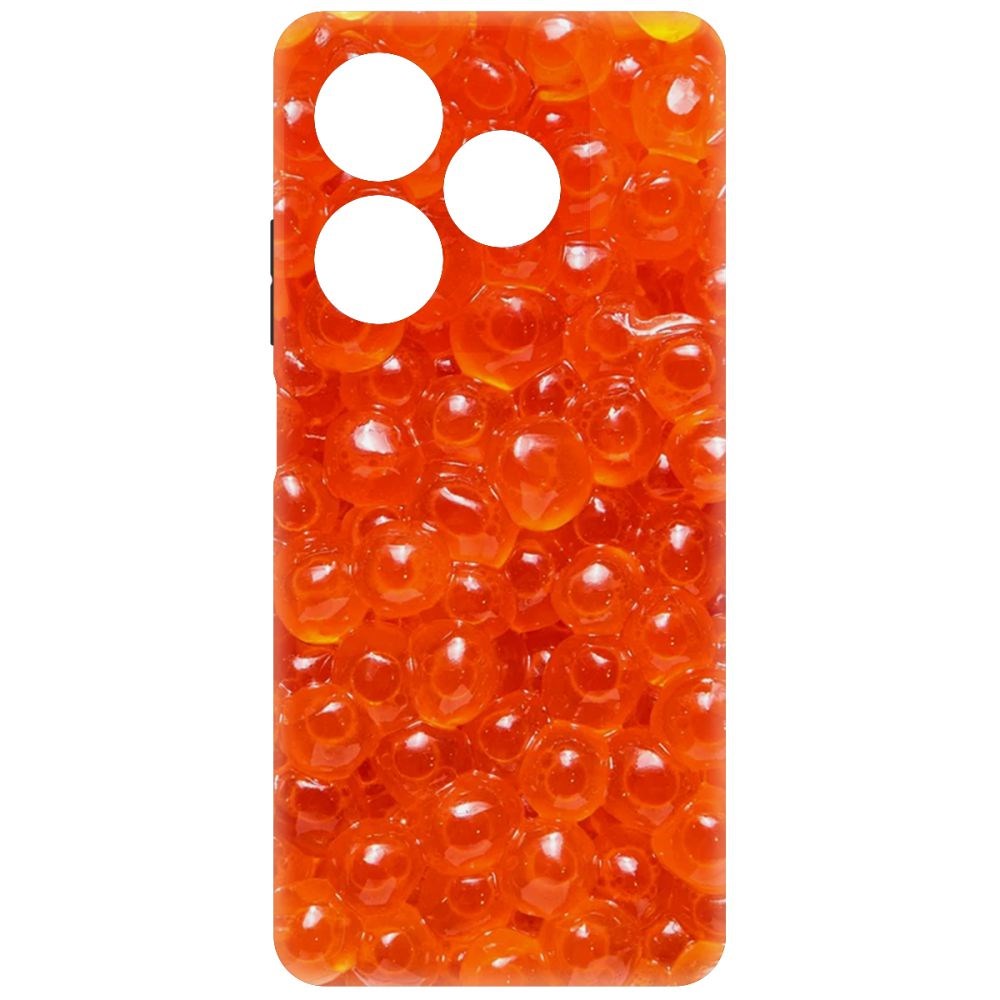 

Чехол-накладка Krutoff Soft Case Икра для INFINIX Smart 8 черный
