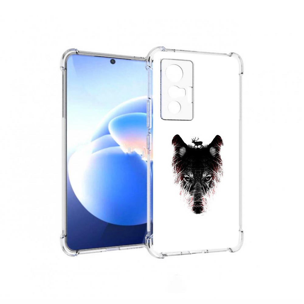 

Чехол MyPads Tocco для Vivo X70 волк в траве, Прозрачный, Tocco