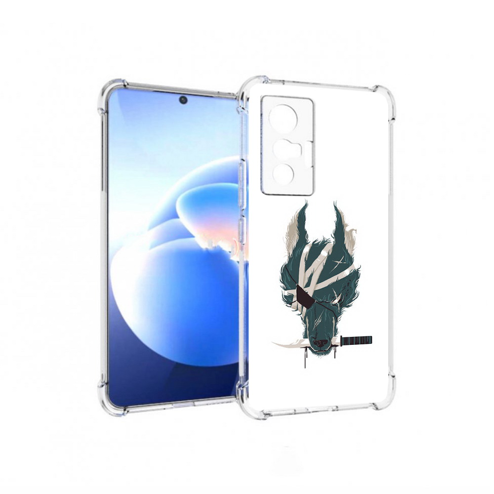 

Чехол MyPads Tocco для Vivo X70 волк-разбойник, Прозрачный, Tocco