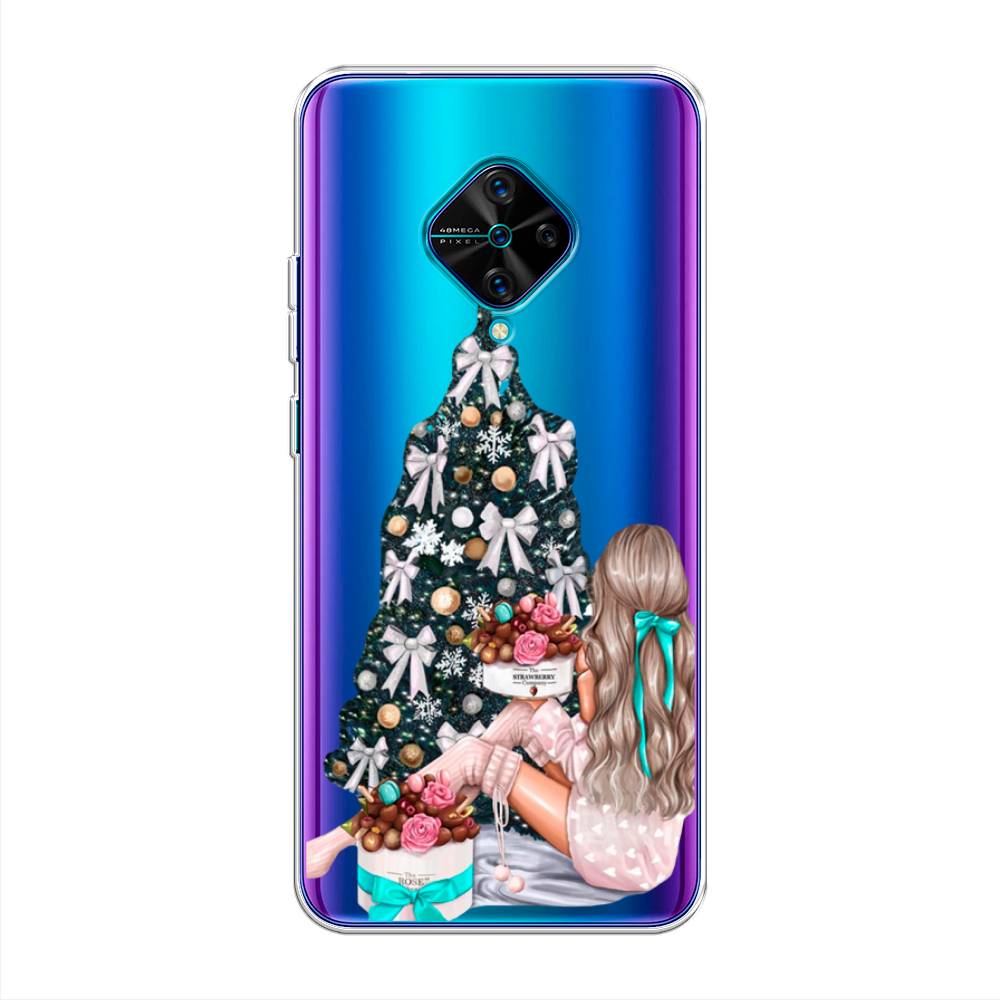

Чехол для Vivo V17/Y9s "New Year", Зеленый;бежевый;голубой, 261550-5