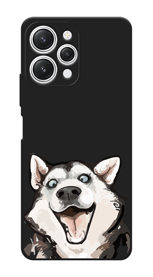 

Чехол Awog на Xiaomi Redmi 12 "Радостный хаски", Белый;голубой;черный, 319252-1