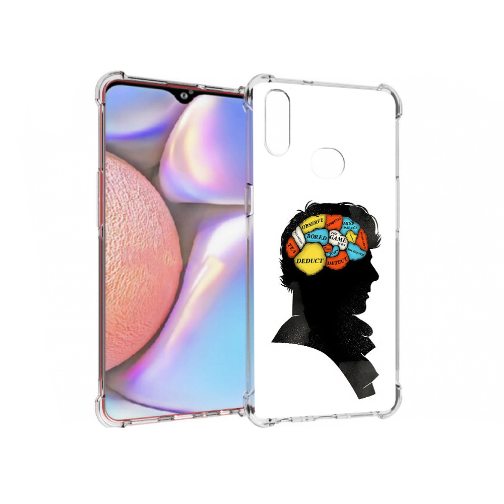 

Чехол MyPads Tocco для Samsung Galaxy A10s темный рисунок (PT139908.534.640), Прозрачный, Tocco