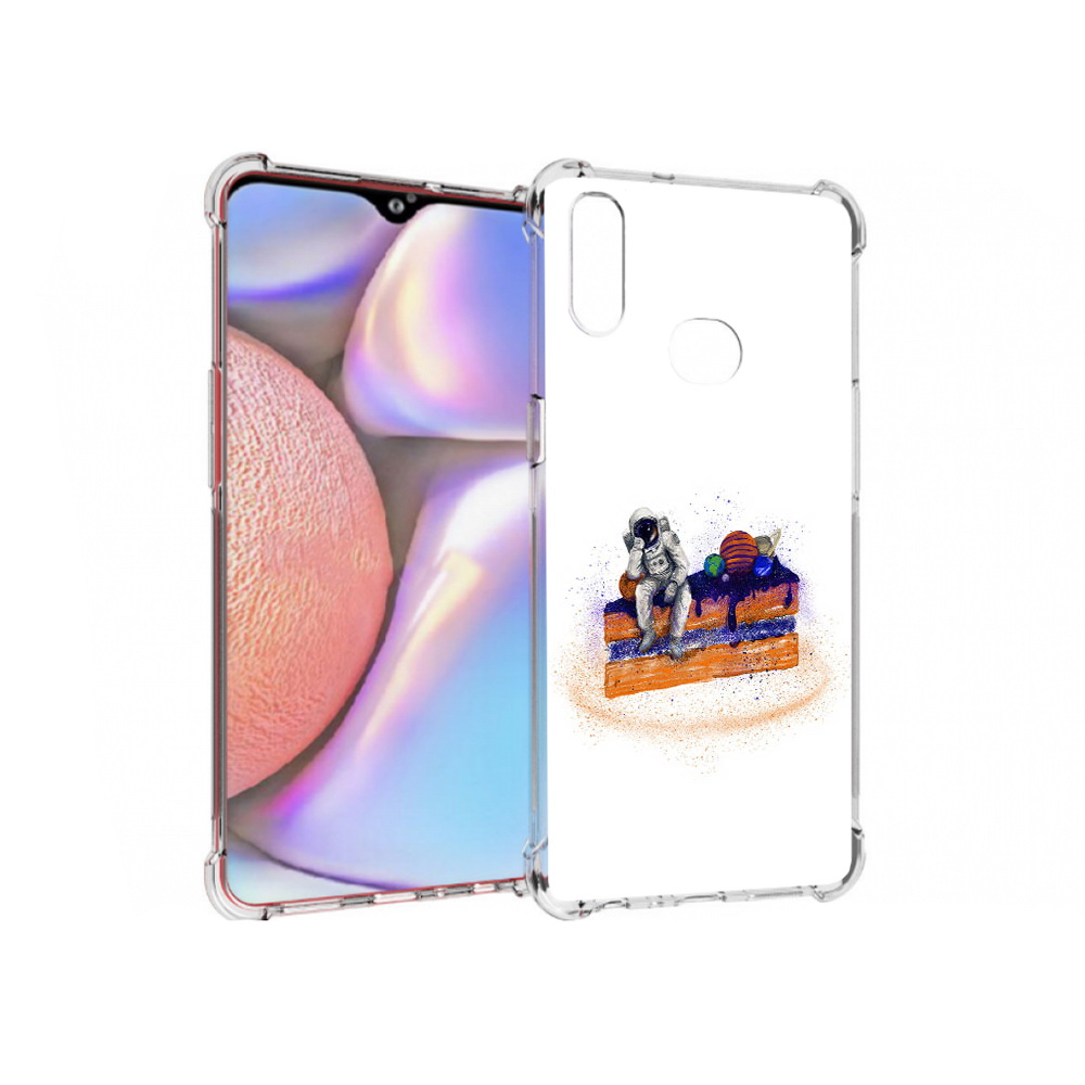 

Чехол MyPads Tocco для Samsung Galaxy A10s торт с планетами (PT139908.534.648), Прозрачный, Tocco