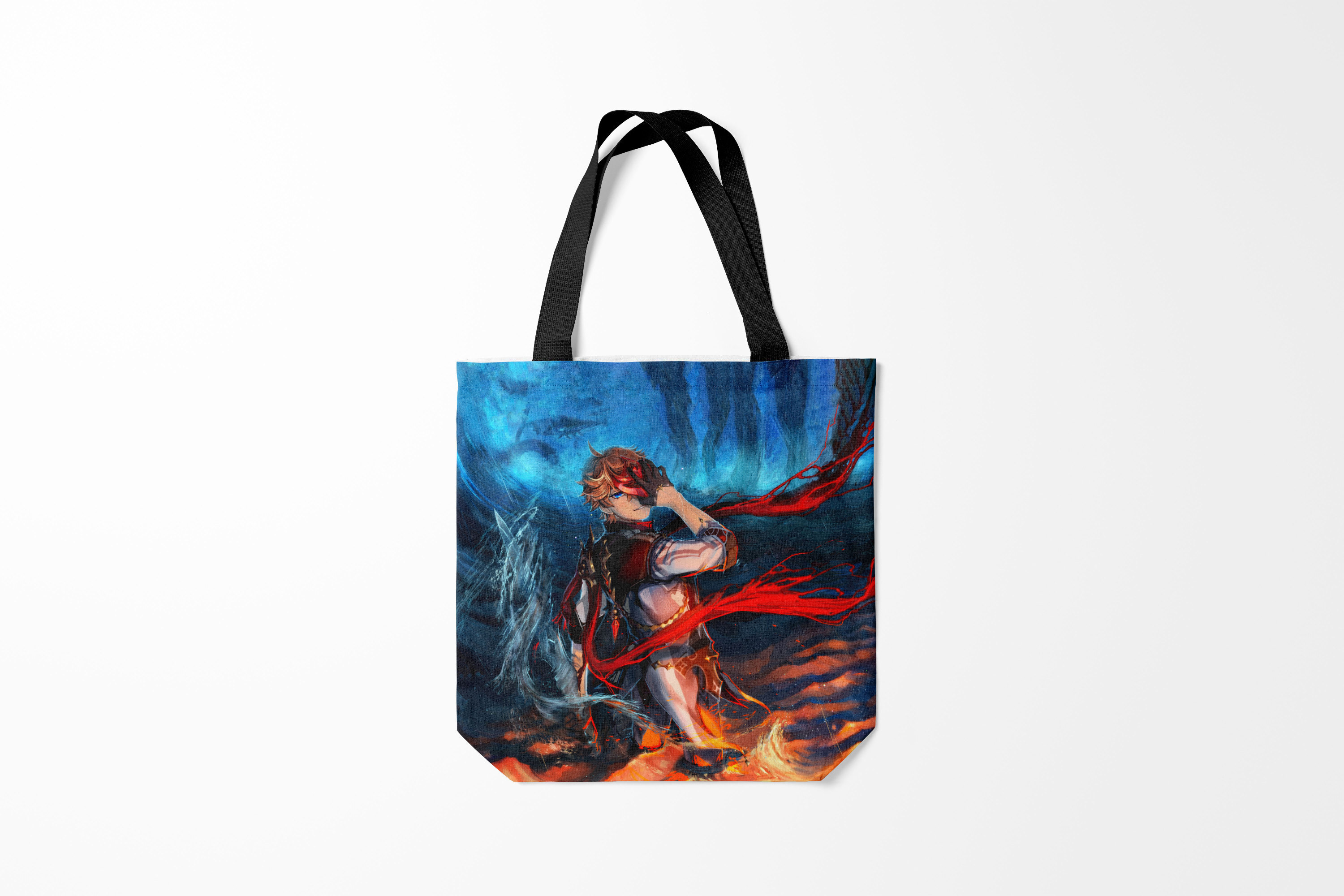 

Сумка шoппер унисекс Burnettie Genshin Impact Tartaglia art, разноцветный, Genshin Impact Tartaglia art