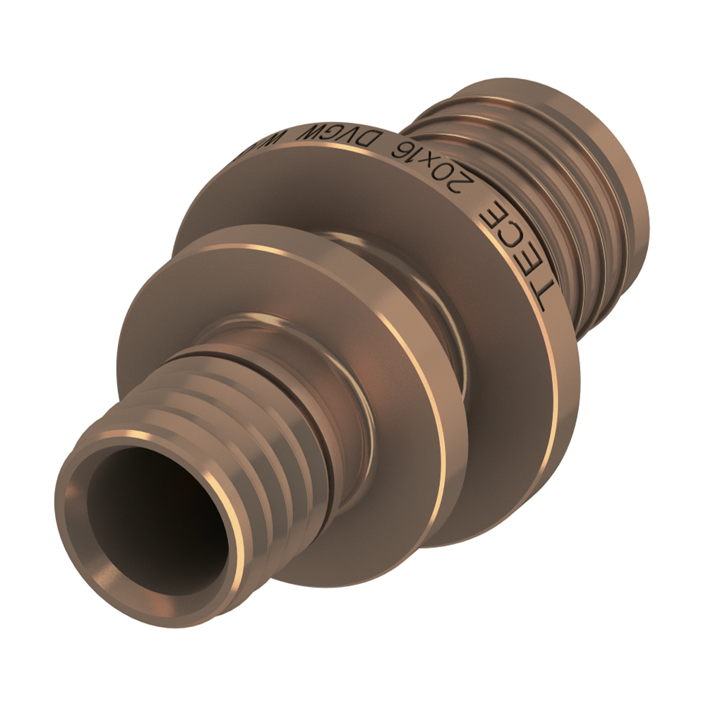 

Соединение труба-труба редукционное Tece 50x40 бронза 706609