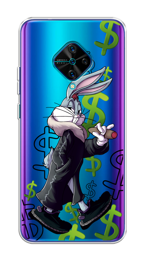 

Чехол на Vivo V17/Y9s "Rich Bugs Bunny", Зеленый;черный;голубой, 261550-6