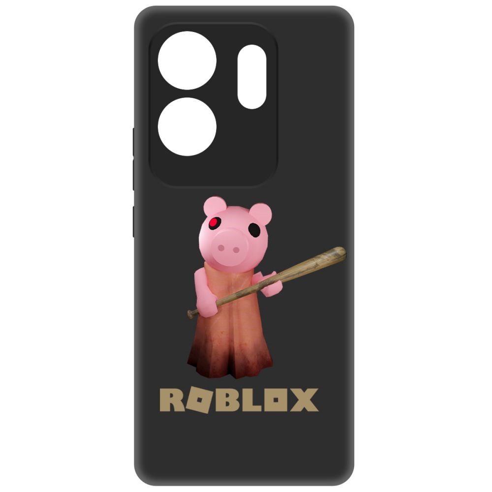 

Чехол-накладка Krutoff Soft Case Roblox-Пигги для INFINIX Zero 30 4G черный