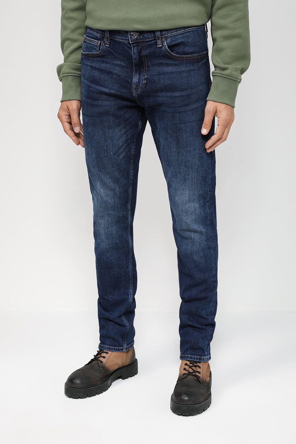 

Джинсы мужские Esprit Casual 083EE2B356 синие 31/34, Синий, 083EE2B356