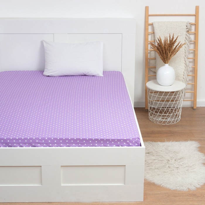 

Простыня на резинке Этель 160х200х25 см, Purple style, Double color