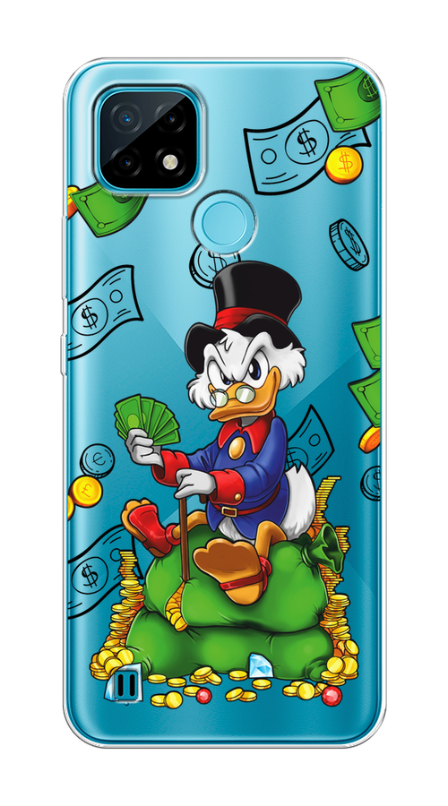 

Чехол на Oppo Realme C21 "Scrooge Richness", Черный;синий;зеленый, 254950-1