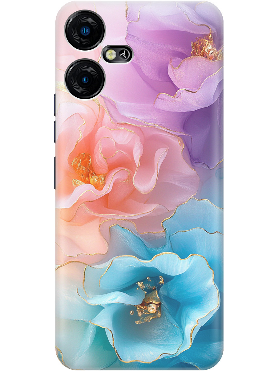 

Силиконовый чехол на Tecno Pova Neo 3 с принтом "Изумительные цветы", Прозрачный;фиолетовый;голубой;оранжевый;розовый, 778683523