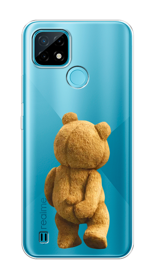 

Чехол на Oppo Realme C21 "Медвежья спина", Коричневый;прозрачный, 254950-1