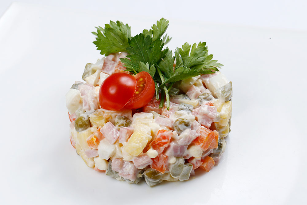 Оливье С Курицей Фото