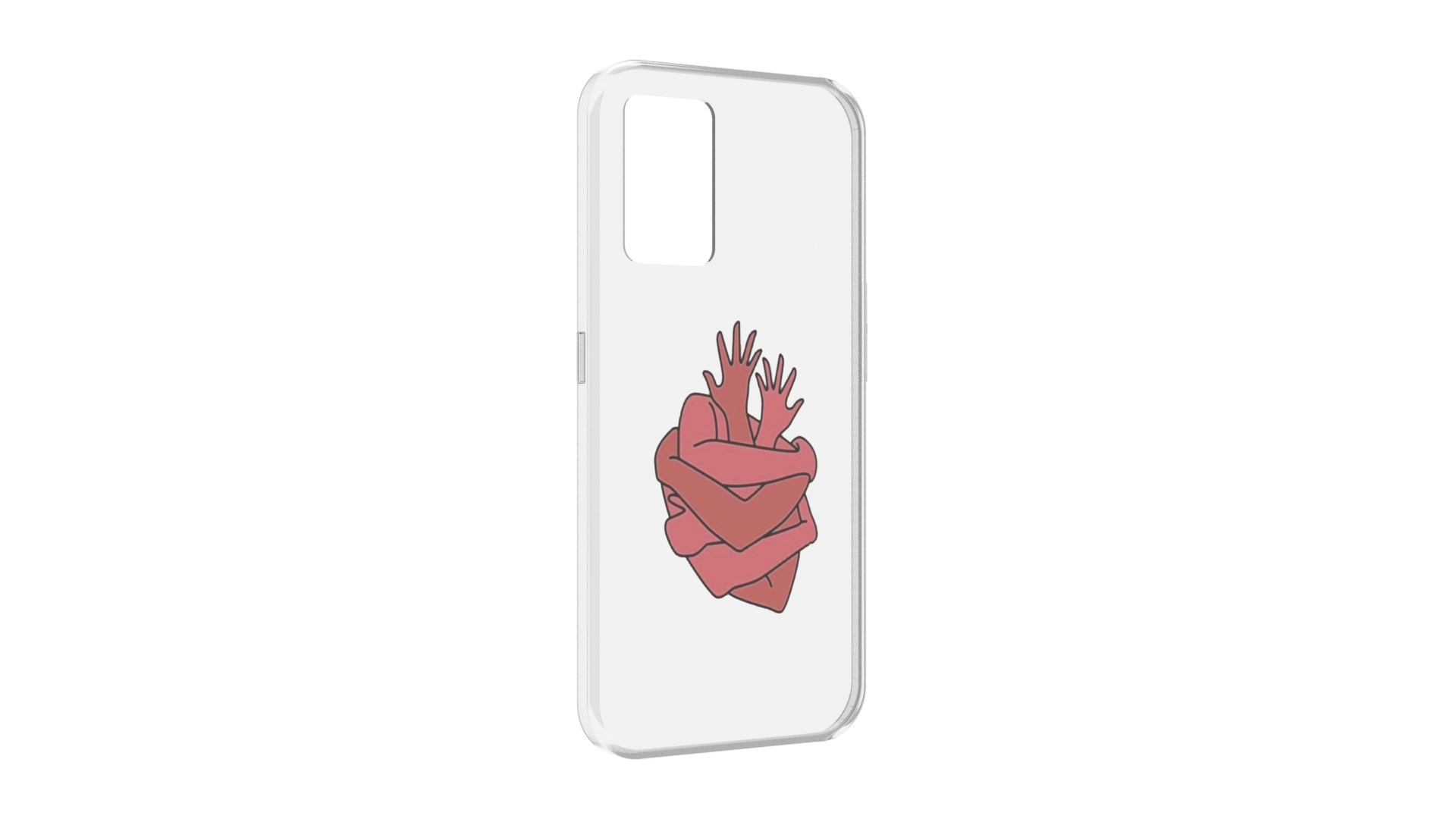 

Чехол задняя-панель-накладка-бампер MyPads сердце из ручек для Oppo K10 4G противоударный, Прозрачный, Tocco