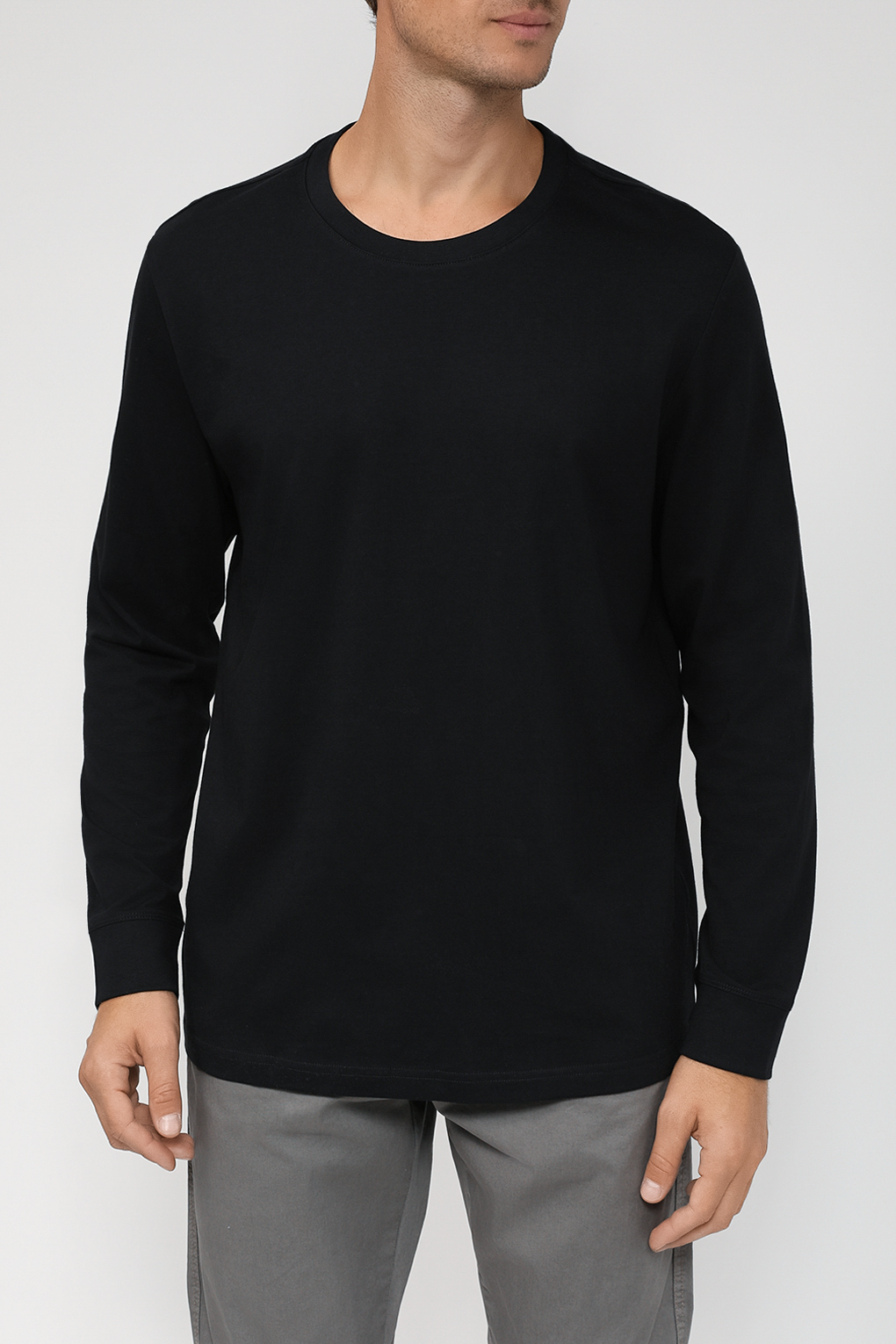 

Лонгслив мужской Esprit Casual 993EE2K311 черный S, 993EE2K311