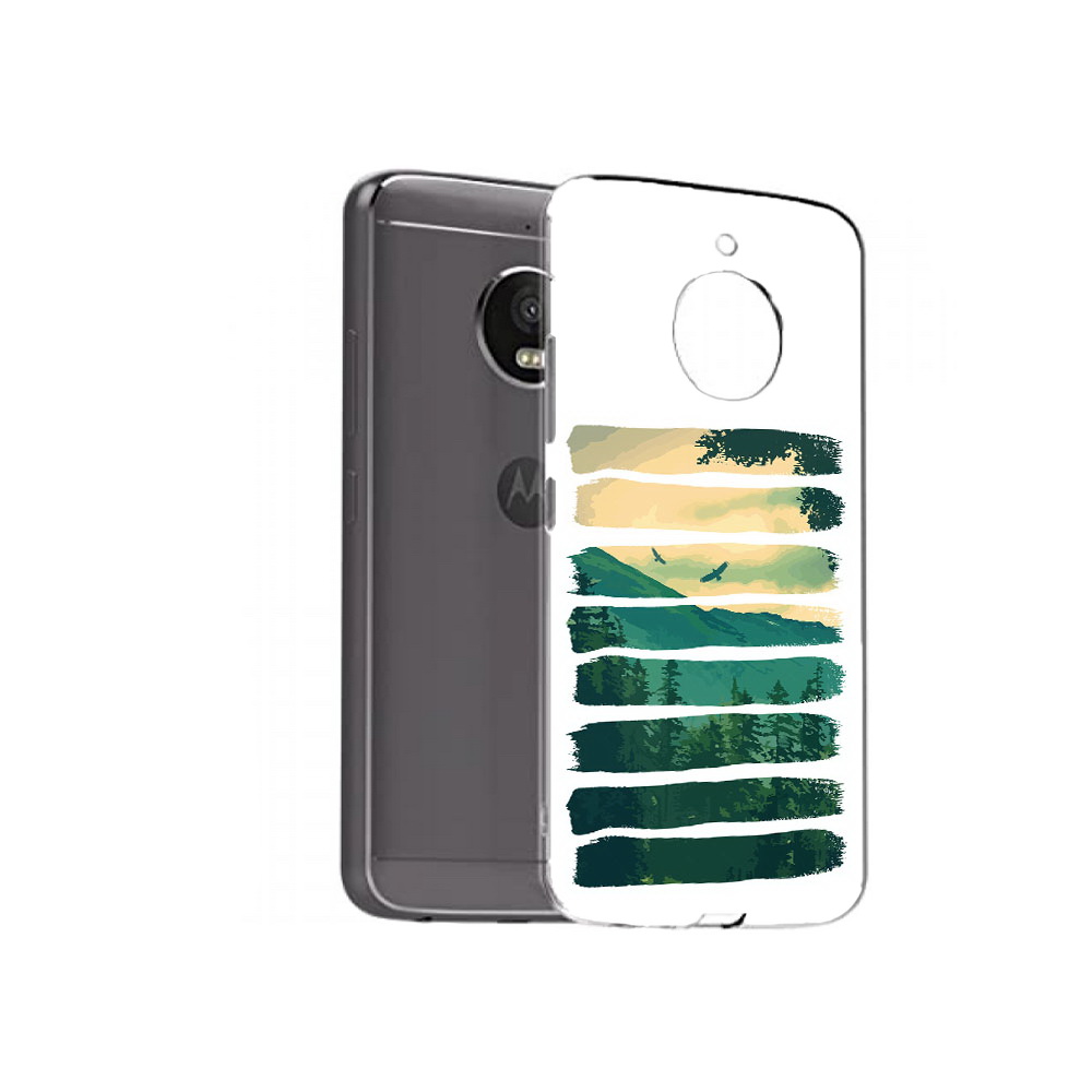 

Чехол MyPads Tocco для Motorola Moto E4 Plus Лесная чаща (PT100001.341.107), Прозрачный, Tocco