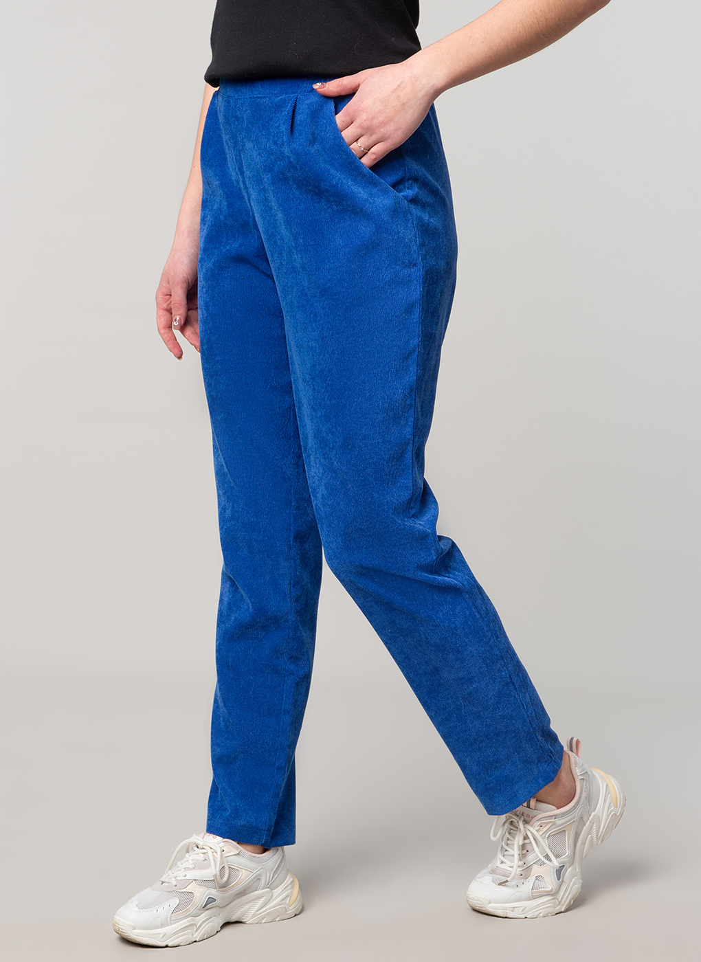 

Брюки женские Каляев 64013 синие 46 RU, Синий, 64013